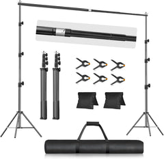 10x10FT Lockable Heavy Duty Backdrop Stand Kit