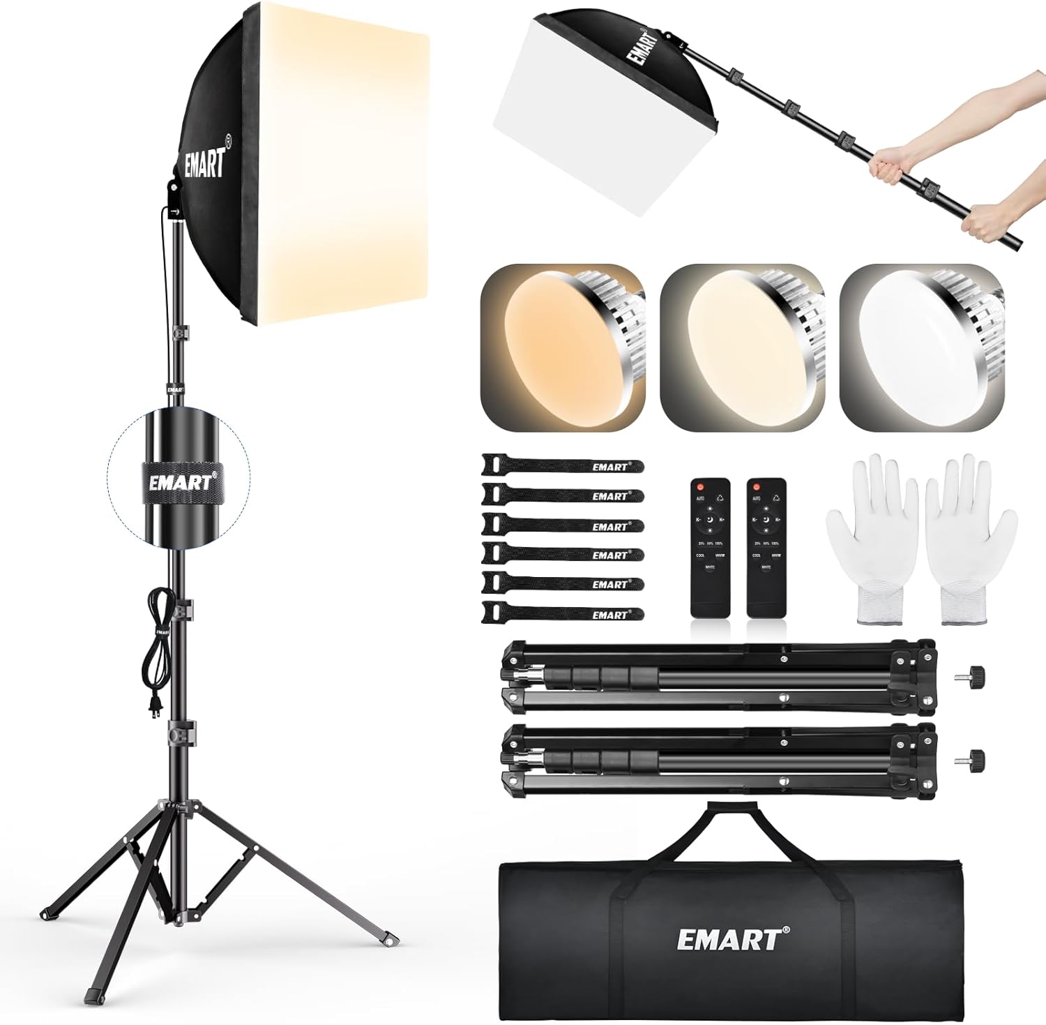 16"X16" Soft Box Lighting Kit
