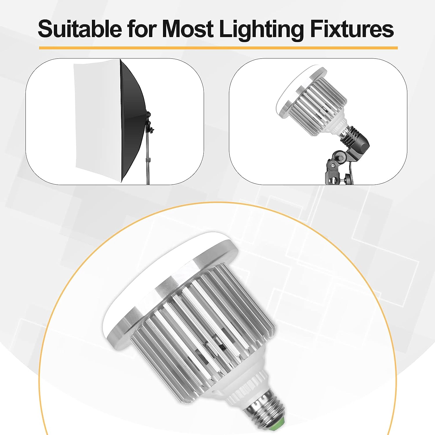プロ用写真撮影リモコン LED 電球 - 2 個