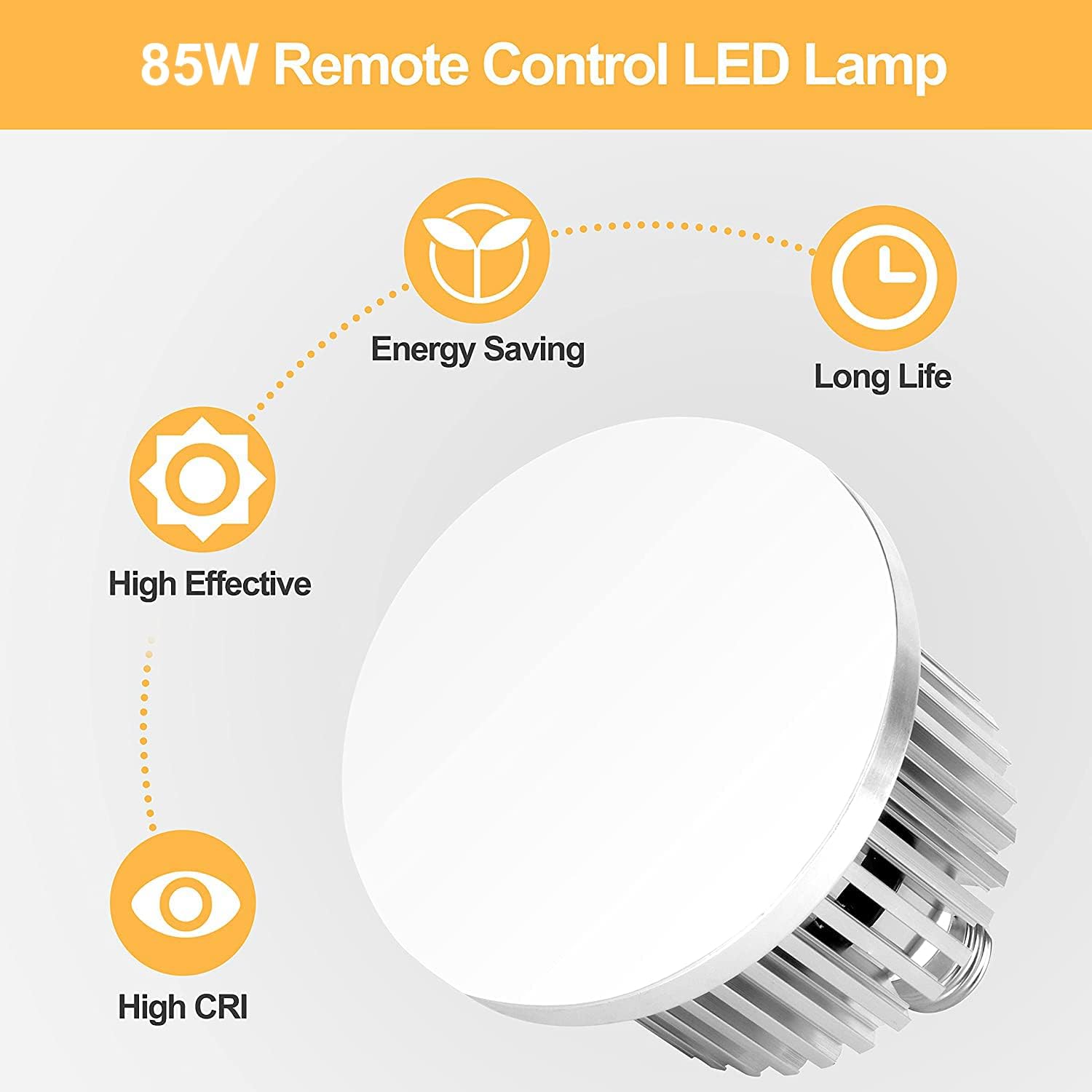 Professional Photography Remote Control LED Light Bulb - 2 pcs