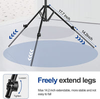 EMART 7ft Air Cushioned Light Stand - Reverse Folding Extendable Leg