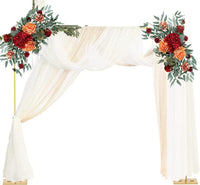 7 x 10 ft Wedding Arch Backdrop Stand 【Gold】