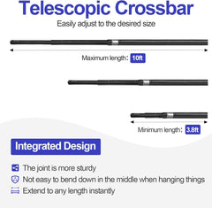 10x10FT Lockable Heavy Duty Backdrop Stand Kit