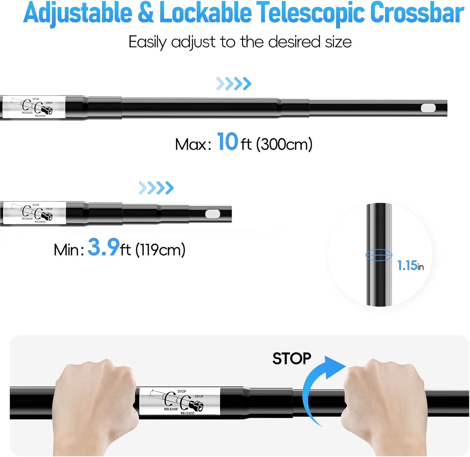 10x20 Ft Heavy-Duty Photography Backdrop Stand Kit with 300° Angle Rotatable Connector