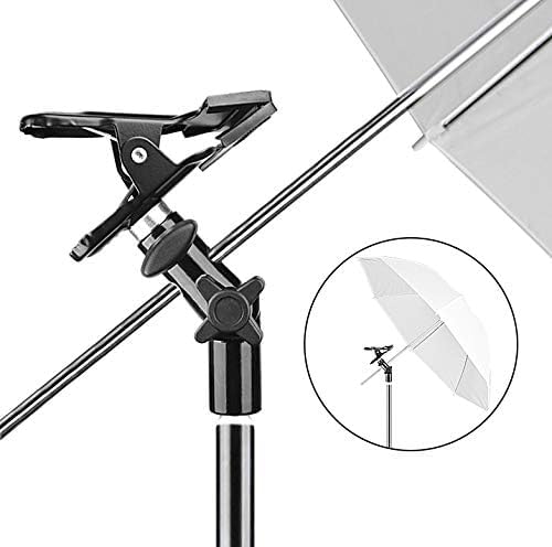 8.5FT Background Disc Reflector Light Stand with 5/8" Heavy Duty Clamp Holder