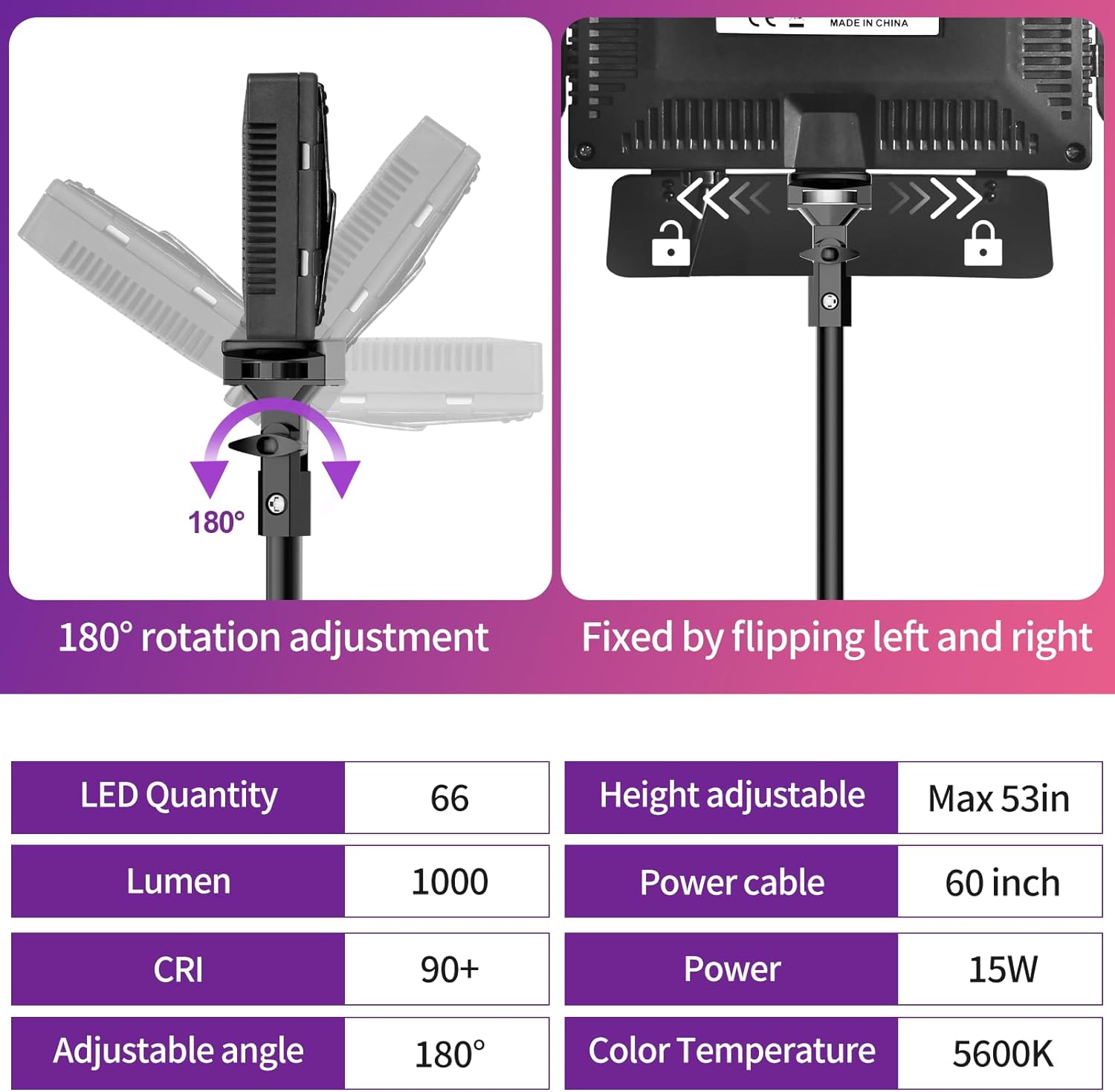 LED Photography Studio Light Kit