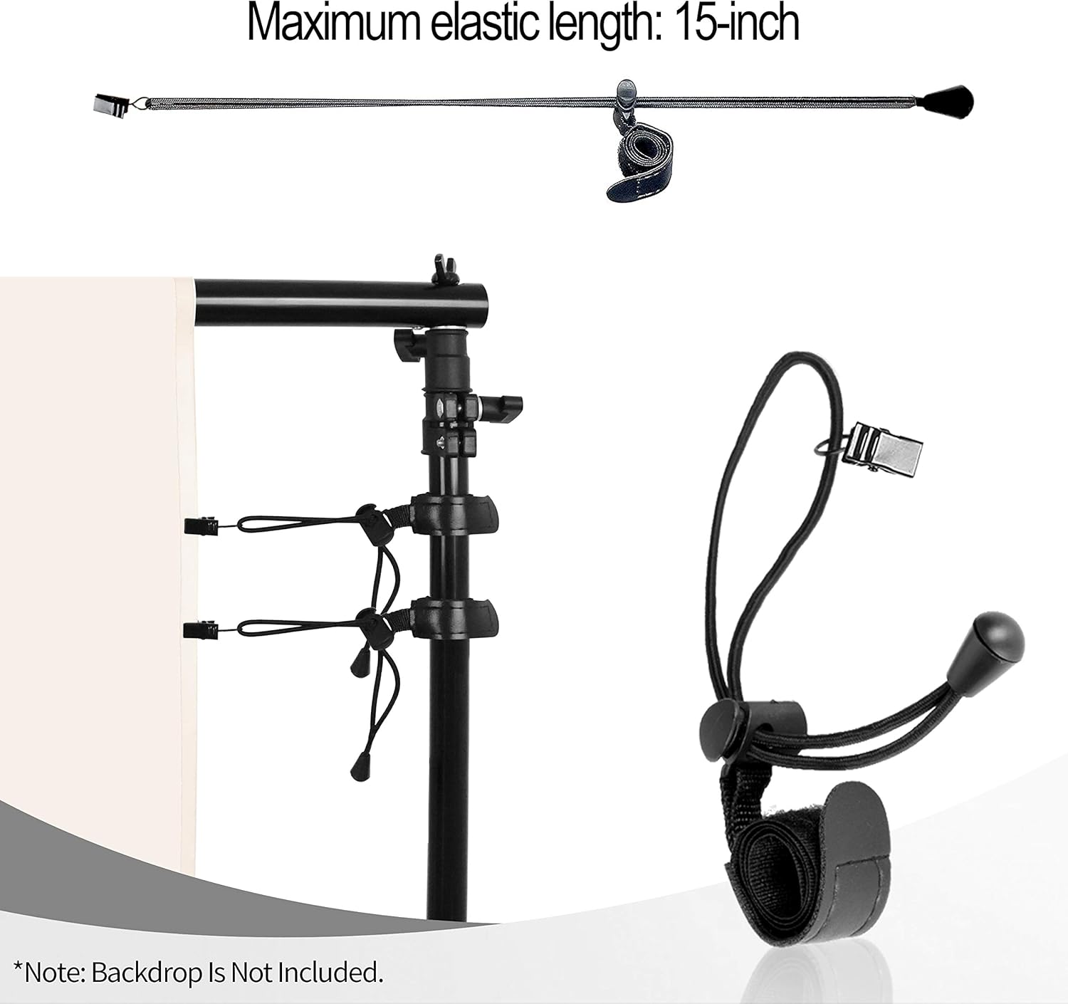8x8 Ft Adjustable Photo Backdrop Stand Kit