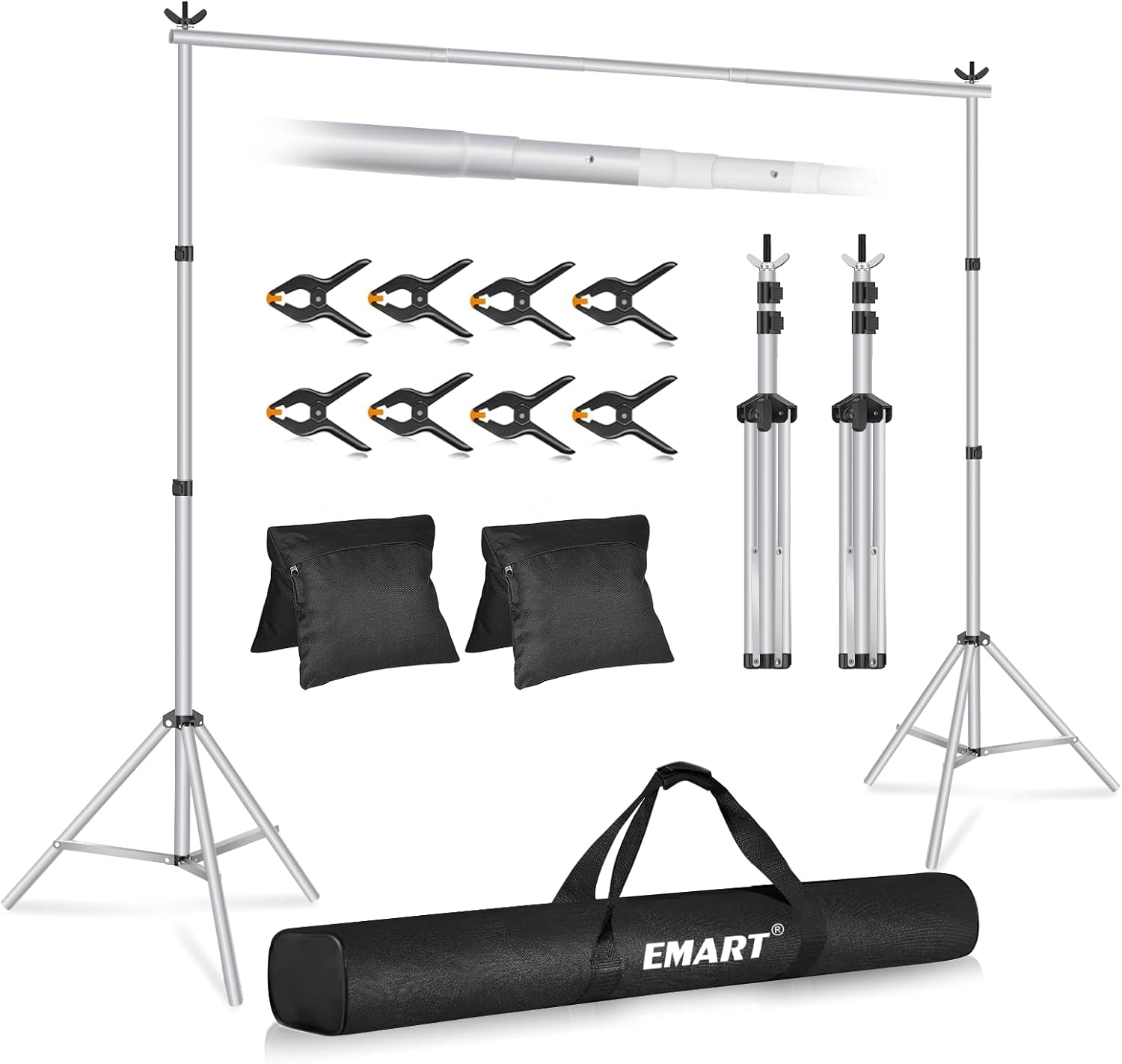 Heavy Duty Photography Backdrop Stand kit