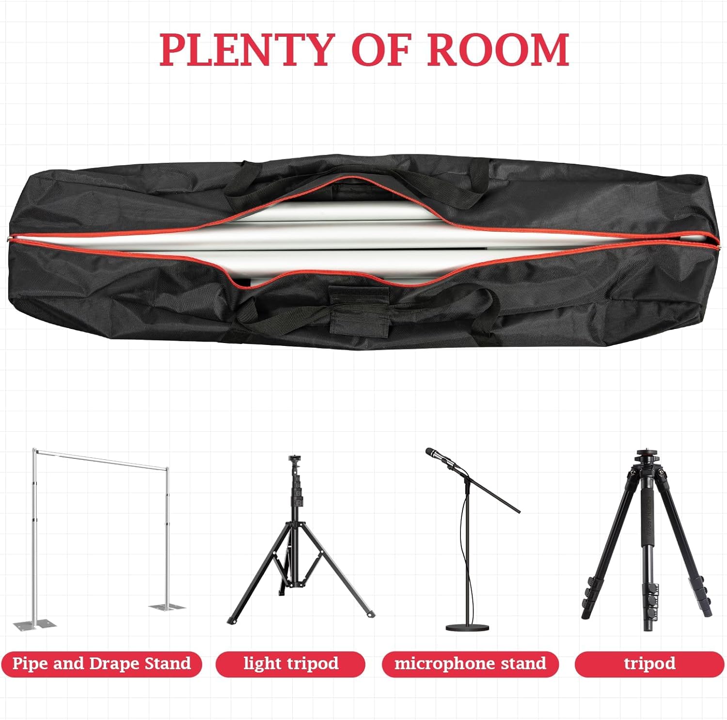 51x10x6 in Heavy Duty Tripod Bag with Handles