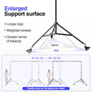 Backdrop Stand with Wheels - Movable Photo Backdrop Frame