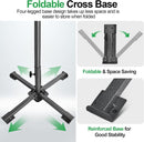 8.5 x 10 ft Four-Legged Photo Backdrop Stand Kit with Foldable Cross Base