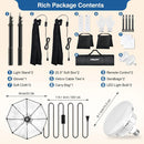 25.5" Soft Box Lights Kit with 2x135W Remote Controlled LED Bulb
