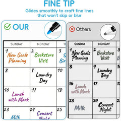 EMART Dry Erase Markers Fine Tip 36 Count Magnetic White Board Markers