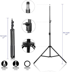 45W Dimmable Overhead Softbox Led Boom Arm Hairlight