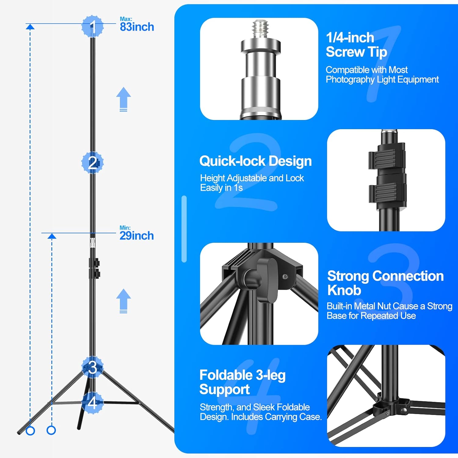【Clearance】Umbrella Soft Box Lighting Kit 105W/5500