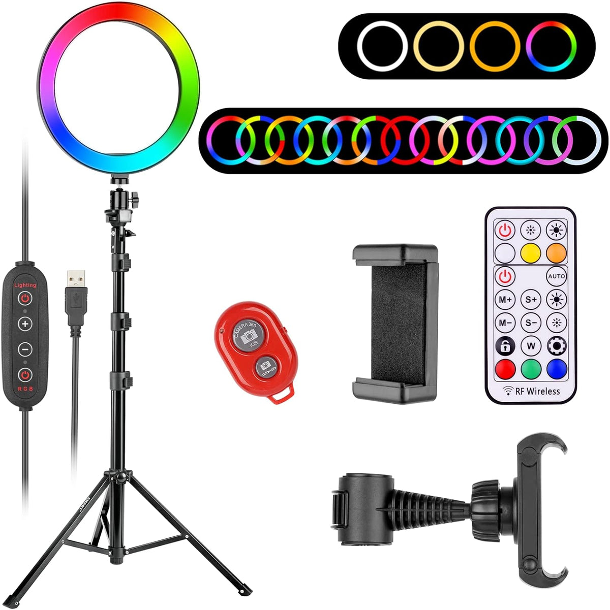 【Clearance】10 inch RGB Ring Light