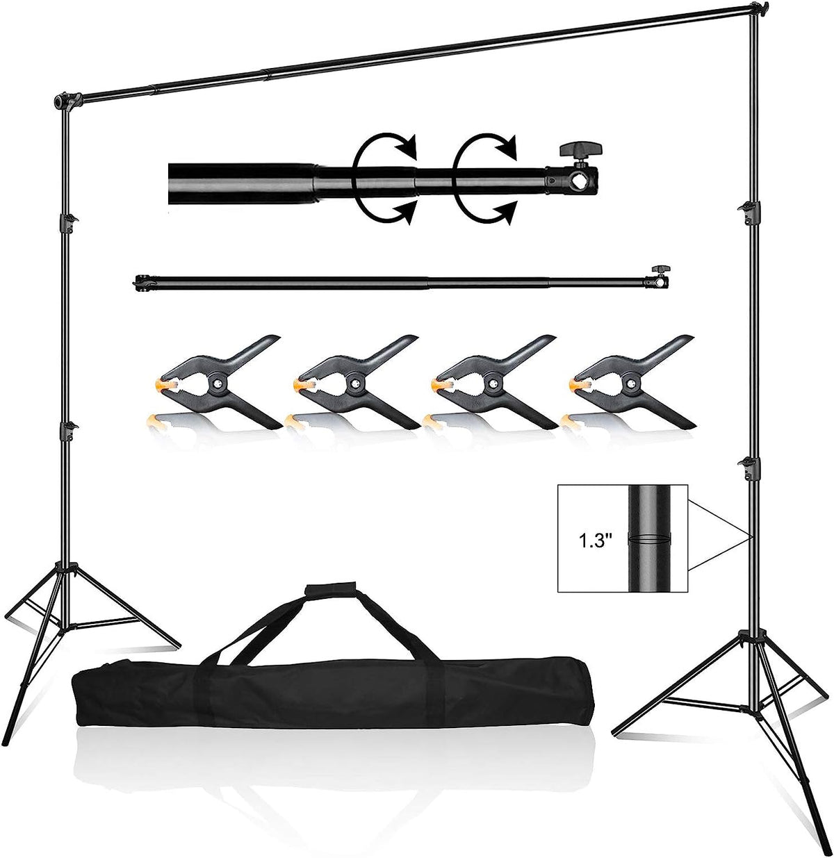 10x10ft Heavy Duty Backdrop Stand
