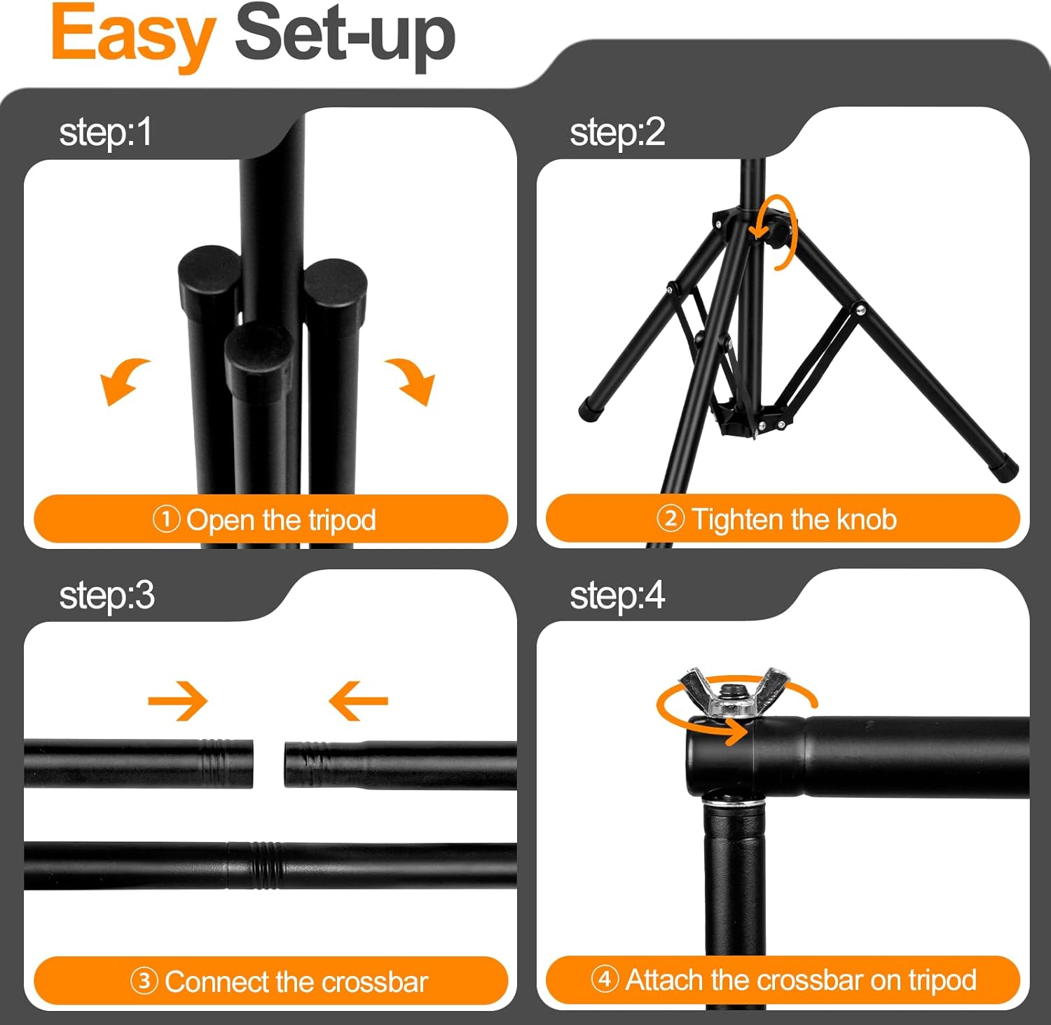 Reverse-Folding Backdrop Stand Kit