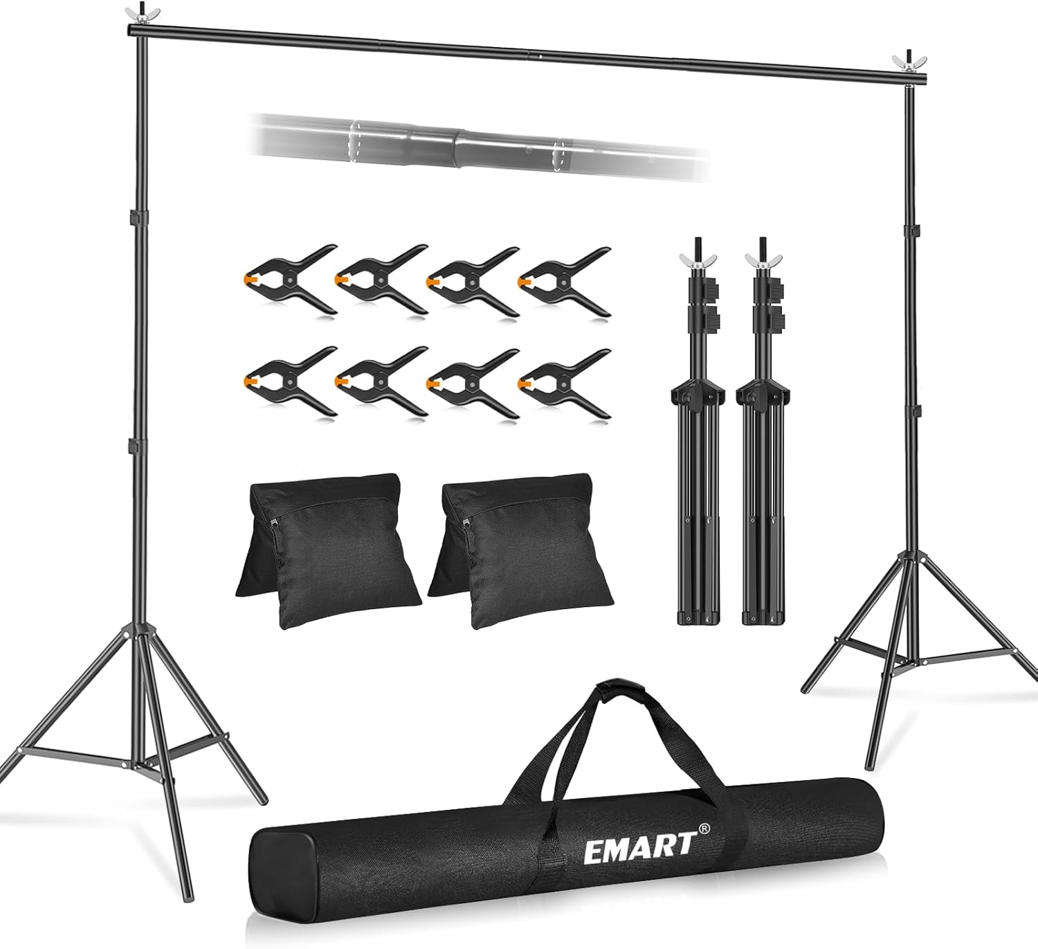Heavy Duty Photography Backdrop Stand kit