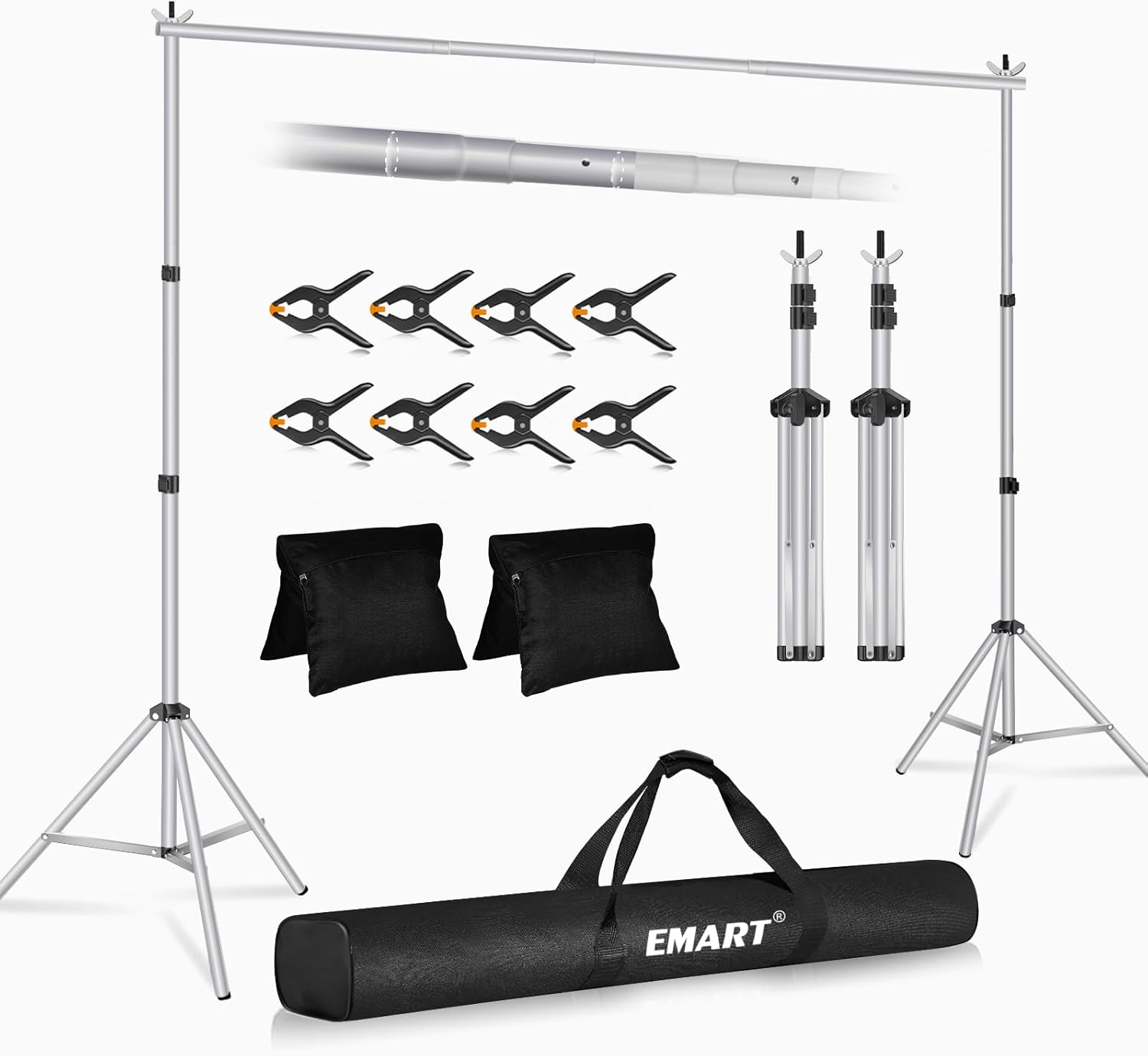 Heavy Duty Photography Backdrop Stand kit