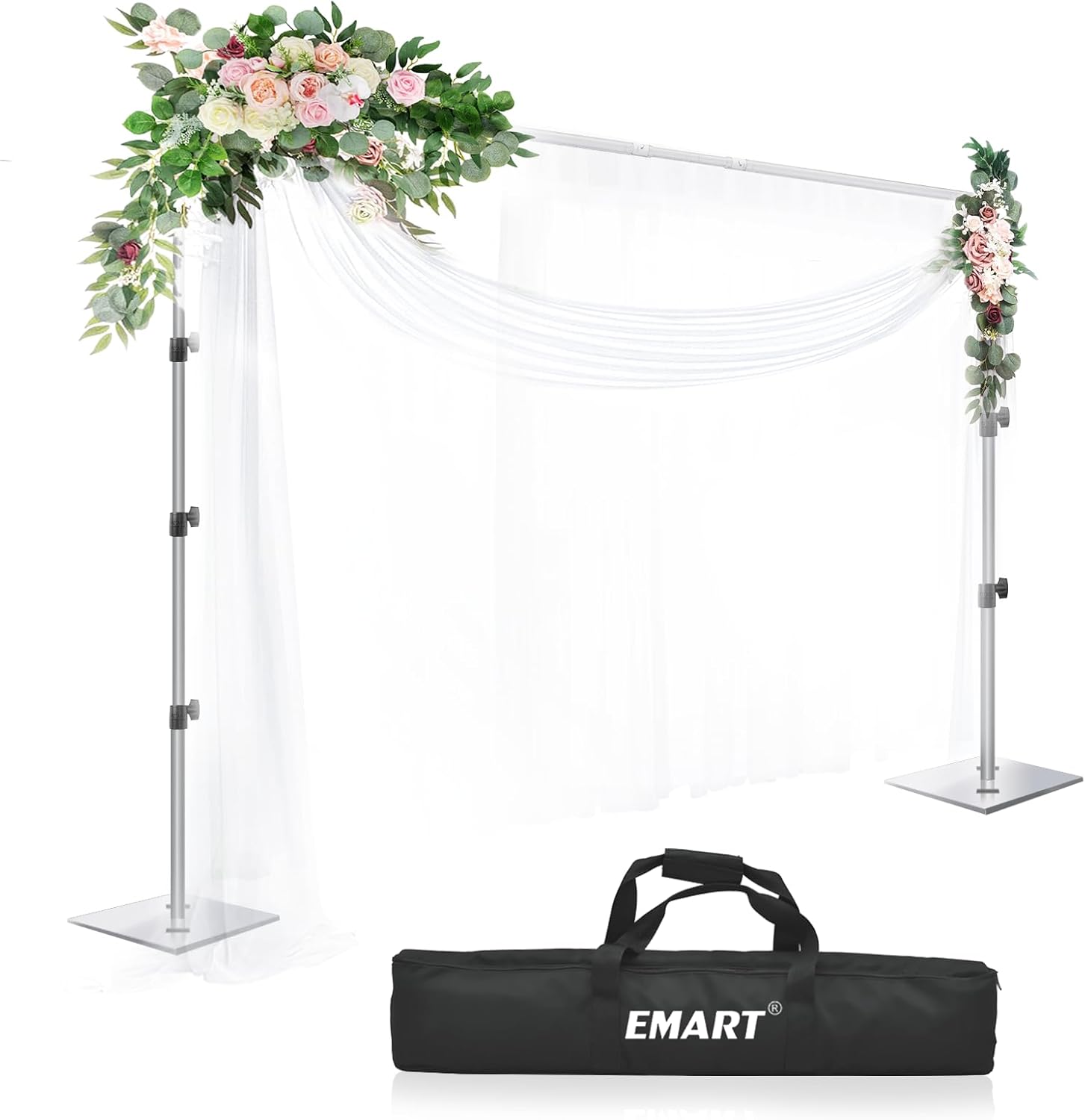 Pipe and Drape Adjustable Photography Backdrop Stand Kit