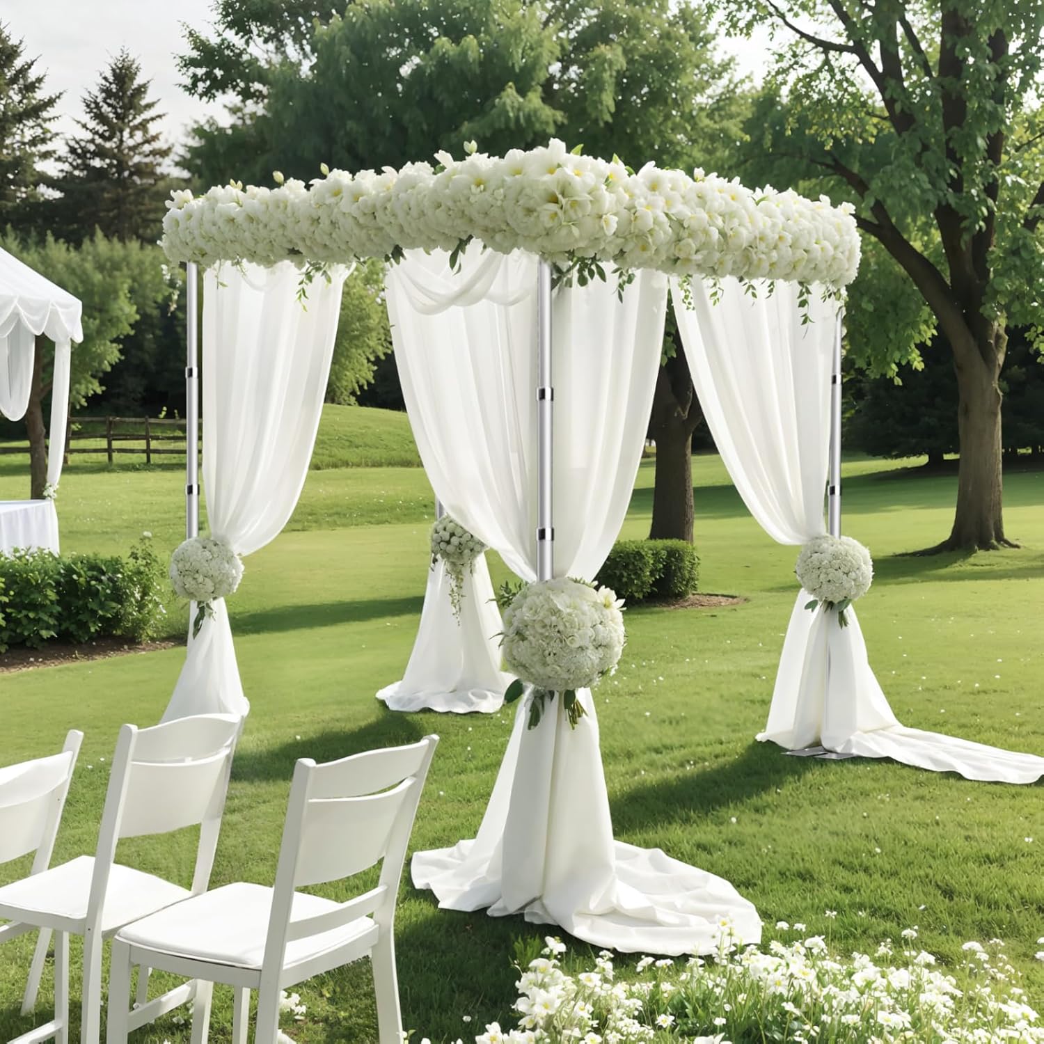 10Ft Square Pipe and Drape Heavy Duty Photo Background Support Kit