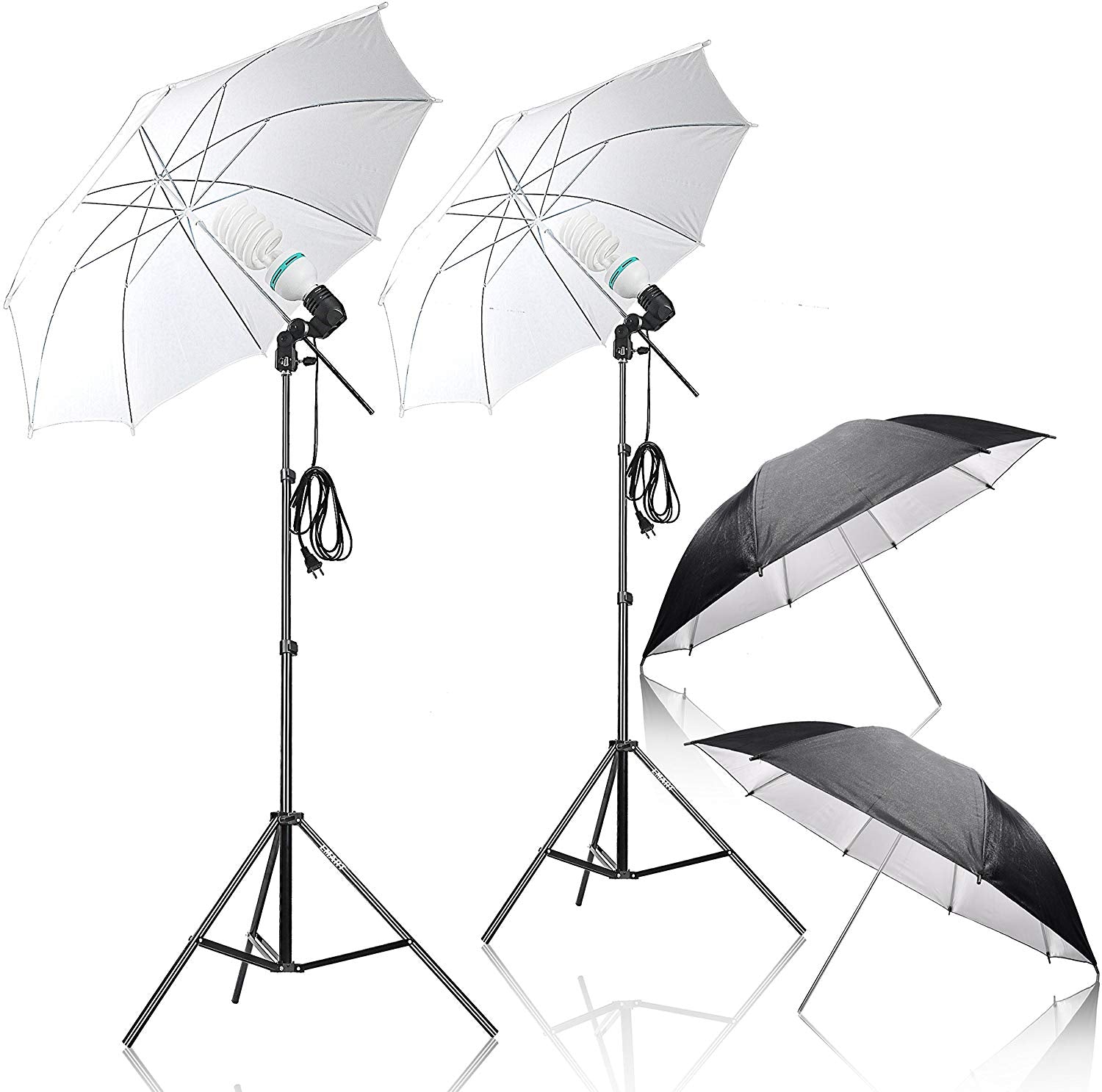 EMART 1000w, 5500k Umbrella Lighting Kit for Photography, Daylight Umbrella Continuous Lighting - EMART INTERNATIONAL, INC (Official Website)