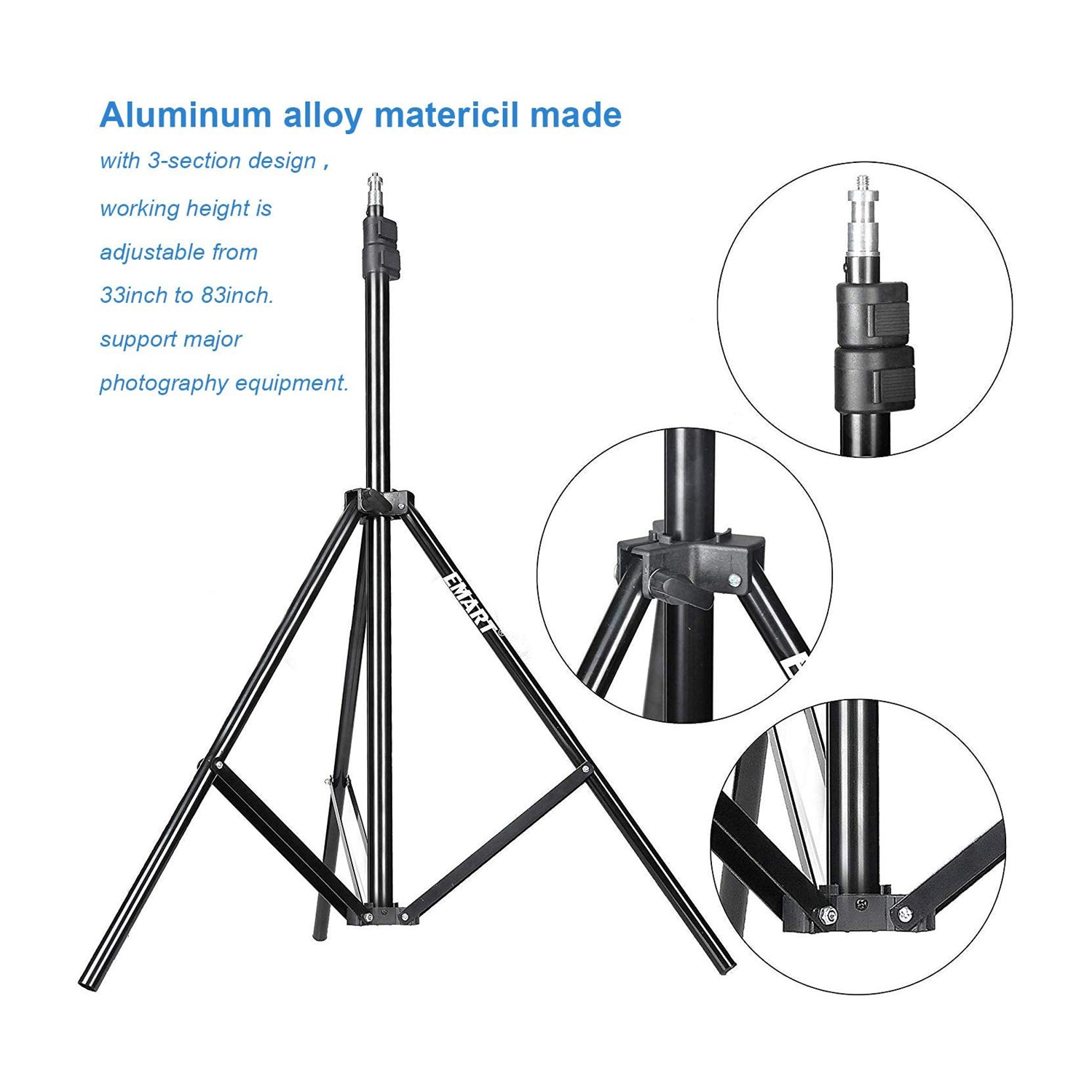 EMART 1000w, 5500k Umbrella Lighting Kit for Photography, Daylight Umbrella Continuous Lighting - EMART INTERNATIONAL, INC (Official Website)