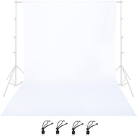EMART 8.5 x 9.5ft White Backdrop for Photography, Collapsible Large White Screen Photo Booth Background - EMART INTERNATIONAL, INC (Official Website)