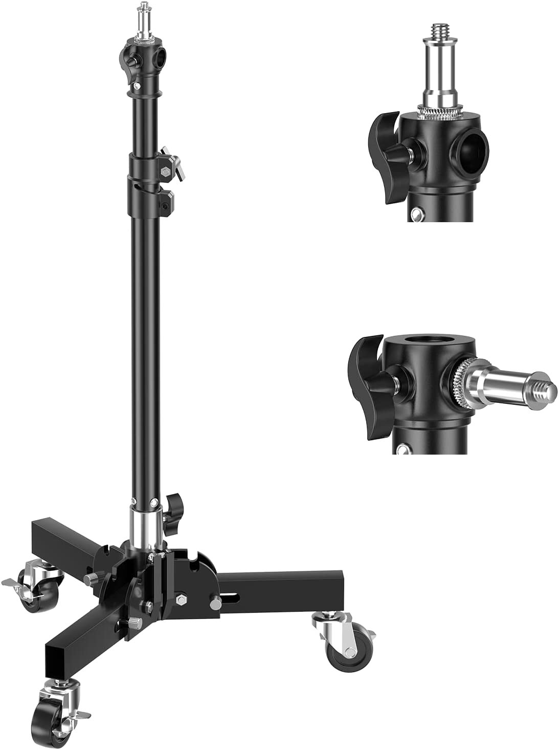 Photo Studio 30 inch Mini Light Stand with Casters