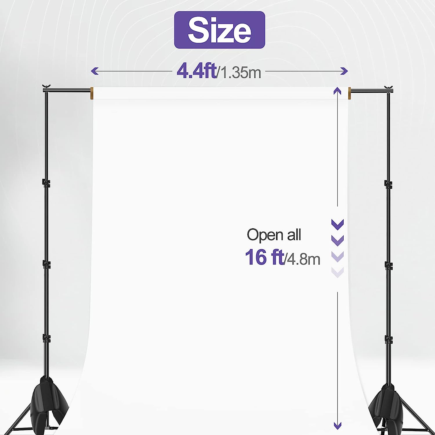 Matte Seamless Photography Background Paper | 4.4x16ft | Arctic White - EMART INTERNATIONAL, INC (Official Website)