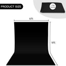 EMART 2-in-1 Black/White ,Green/Blue 6 x 9 ft Photo Backdrop, Wrinkle-Free Polyester-Cotton Background - EMART INTERNATIONAL, INC (Official Website)