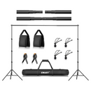 EMART 8.5 x 10 ft Photo Backdrop Stand , Adjustable Photography Muslin Background Support System Stand - EMART INTERNATIONAL, INC (Official Website)