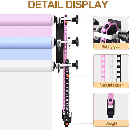 EMART Expand Roller Backdrop Wall Mount, Photography Wall Mounting Manual Background Support System - EMART INTERNATIONAL, INC (Official Website)
