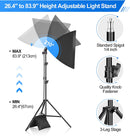 EMART 20"x28" Softbox Lighting Kit with Sandbag, Photography Soft Box Continuous Lighting Set with Photo Studio Bulbs - EMART INTERNATIONAL, INC (Official Website)