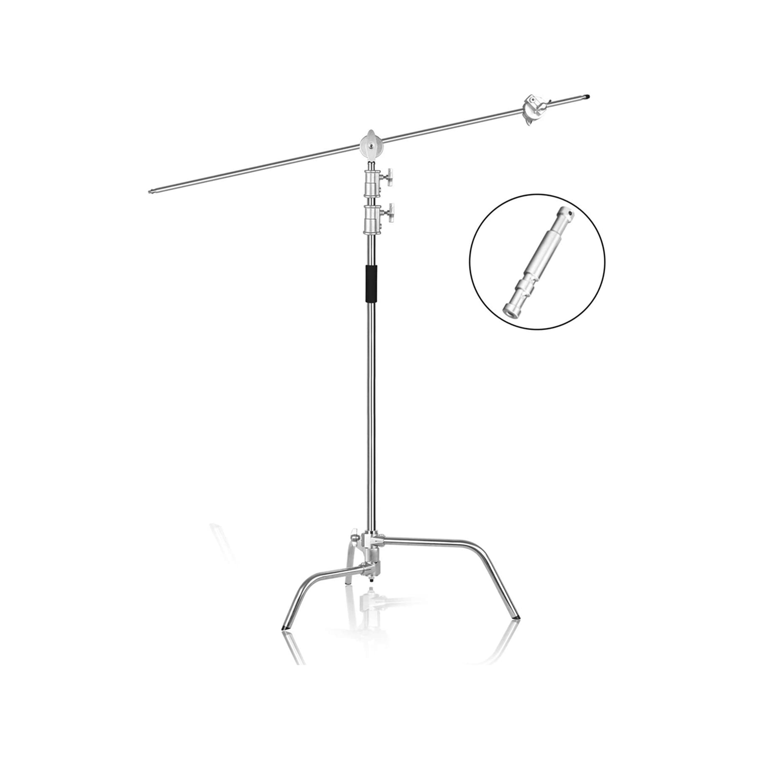 10ft Heavy Duty C Stand with 4.2ft Boom Arm
