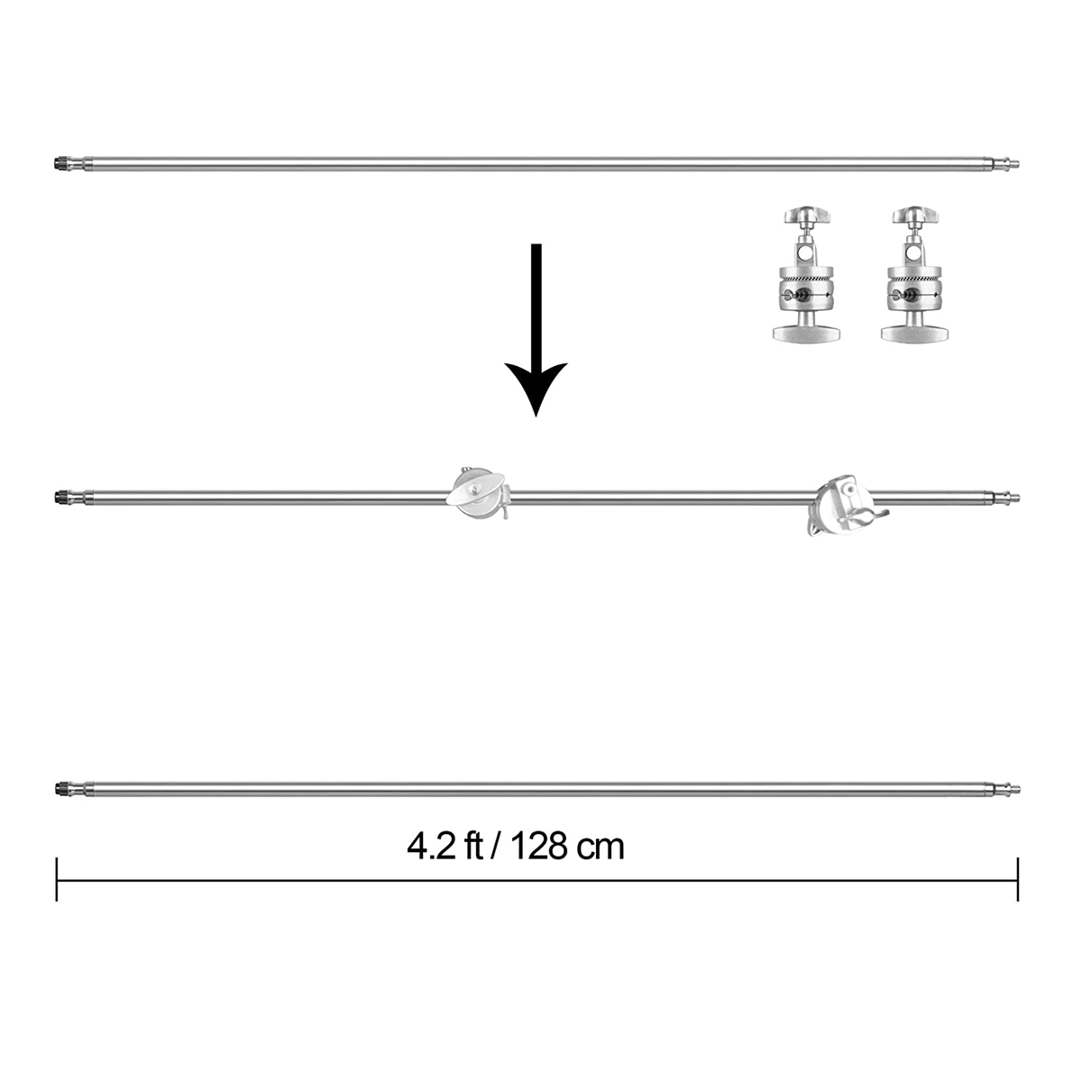 EMART 10ft/300cm Adjustable Heavy Duty Photography C Stand with 4.2ft/128cm Boom Arm - EMART INTERNATIONAL, INC (Official Website)