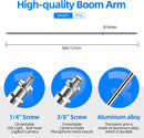 50 inch Extension Grip Boom Arm with 2 Pieces Swivel Grip Heads - EMART INTERNATIONAL, INC (Official Website)