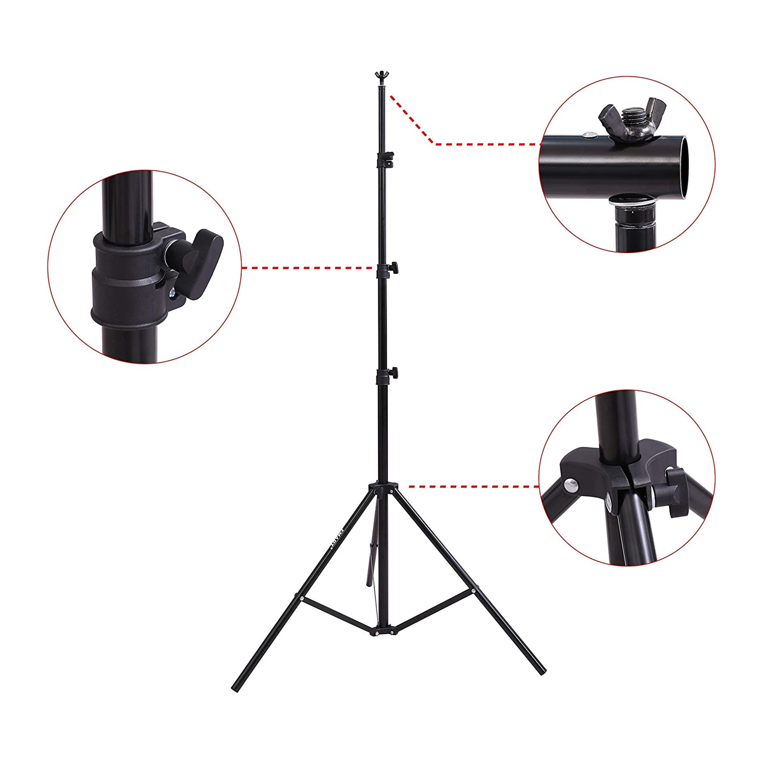 EMART 8.5 x 10 ft Photo Backdrop Stand , Adjustable Photography Muslin Background Support System Stand - EMART INTERNATIONAL, INC (Official Website)