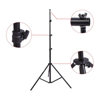 EMART 8.5 x 10 ft Photo Backdrop Stand , Adjustable Photography Muslin Background Support System Stand - EMART INTERNATIONAL, INC (Official Website)