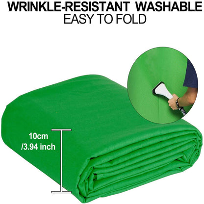EMART Four Sizes Muslin Cloth Background, Photography Green Screen Backdrop with 4 Clamps - EMART INTERNATIONAL, INC (Official Website)