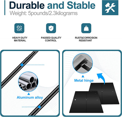 Heavy Duty Backdrop Stand, 7x10 ft Adjustable Background Support System Kit with Steel Base - EMART INTERNATIONAL, INC (Official Website)