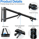 EMART Wall Mounting Triangle Boom Arm for Photography/ Ring Light /Softbox/ Reflector /Umbrella /Monolight - EMART INTERNATIONAL, INC (Official Website)