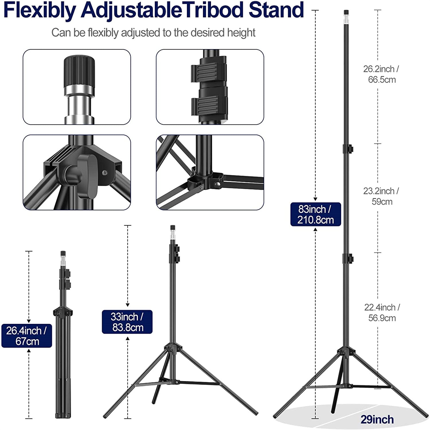 EMART 6.6x6.6ft Photo Backdrop Stand, Adjustable Photography Background Stand with Carry Bag - EMART INTERNATIONAL, INC (Official Website)
