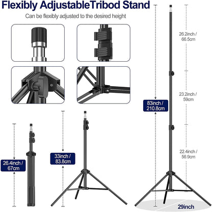 EMART 6.6x6.6ft Photo Backdrop Stand, Adjustable Photography Background Stand with Carry Bag - EMART INTERNATIONAL, INC (Official Website)