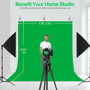 EMART 8.5x9.5ft Black/White/Green Photo Backdrop Curtain, Black Background Back Drop Cloth for Pictures Photography - EMART INTERNATIONAL, INC (Official Website)