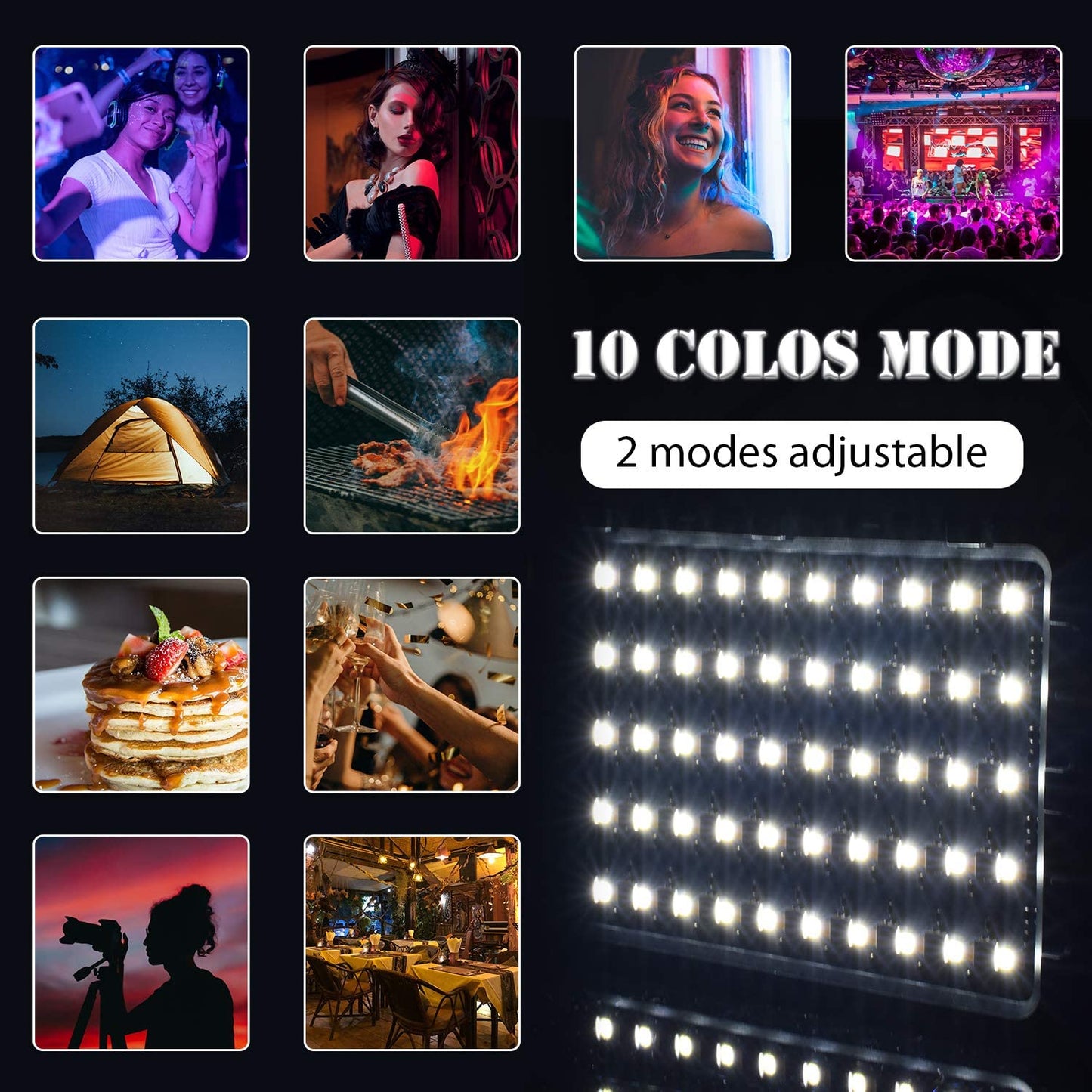 Ideas Illuminated EMART 5500K RGB LED Photography Lighting ,Photo Video Studio Light with Flexible Tripod - EMART INTERNATIONAL, INC (Official Website)