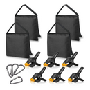 Ideas Illuminated 4 Packs of Heavy Duty Sandbag and 6 Packs of Clamps, Suitable to Fix Backdrop Stand Kit - EMART INTERNATIONAL, INC (Official Website)
