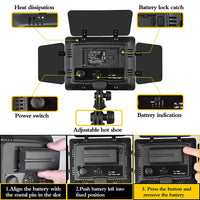 Ideas Illuminated EMART Dimmable 176 LED Panel Video Studio Light Kit with Adjustable Tripod Stand, Rechargeable Batteries Use - 2 Pack - EMART INTERNATIONAL, INC (Official Website)