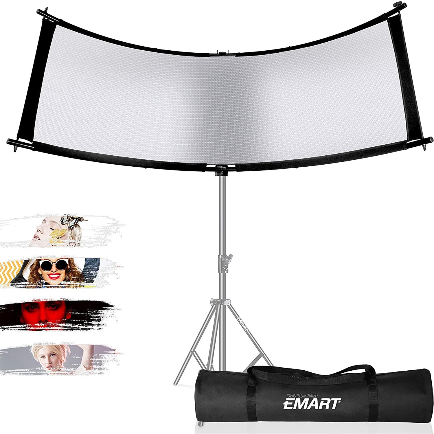 Photography Arc-light Curved Clamshell Lighting Diffuser